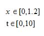 رسم تابع (Y(x,t در بازه مشخص با متلب