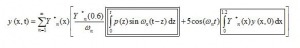 رسم تابع (Y(x,t در بازه مشخص با متلب