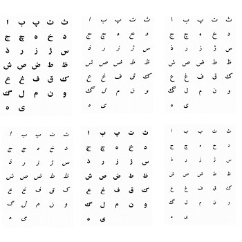 تشخیص حروف فارسی به کمک شبکه عصبی چند لایه با متلب