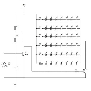 شبیه سازی مدار LED دارای LDR با نرم افزار آلتیوم Altium