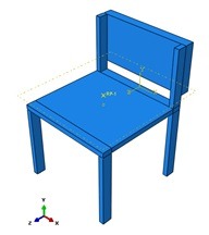 شبیه سازی صندلی و تحلیل تنش و کرنش با آباکوس