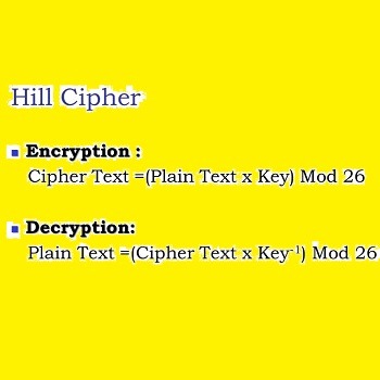بررسی کاربرد ماتریس ها در رمزنگاری و رمزگشایی پیام متنی به روش HILL CIPHER با متلب