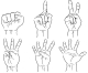پروژه آموزشی تشخیص تعداد انگشتان دست با نرم افزار متلب + دیتاست